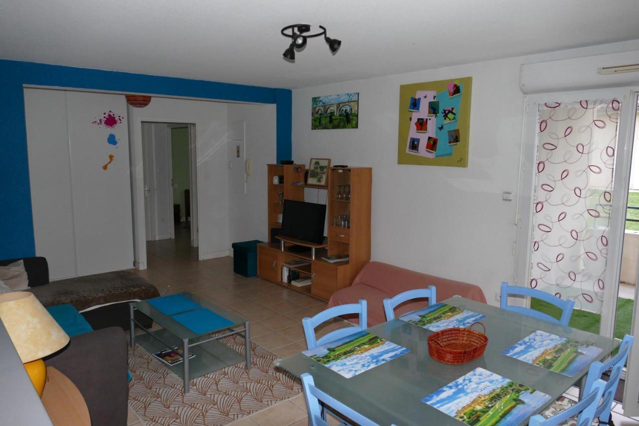 Appartamento Carcassonne T3 résidentiel rez de jardin piscine, wifi, tennis, fitness Esterno foto